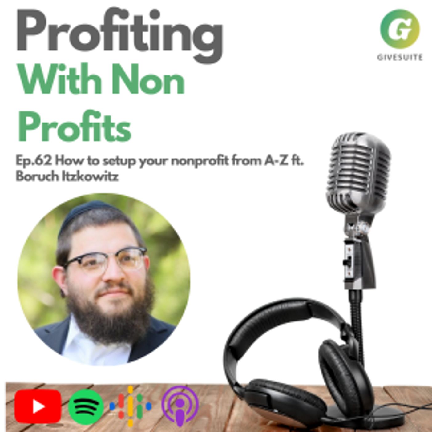 Ep. 62 How to Setup Your Nonprofit From A-Z Ft. Boruch Itzkowitz
