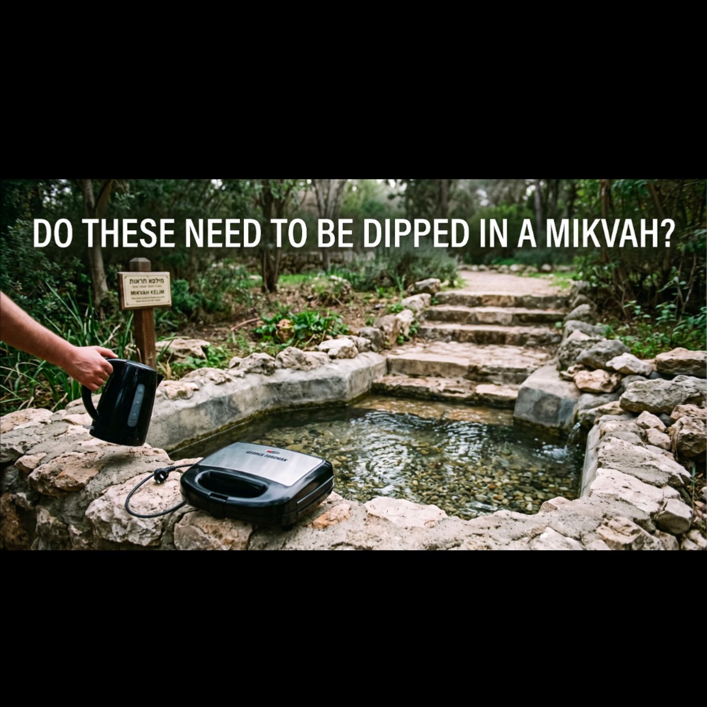 Modern Halacha-Electronic plug-in cookware does it need immersion in MIKVAH? How about plastic plates 