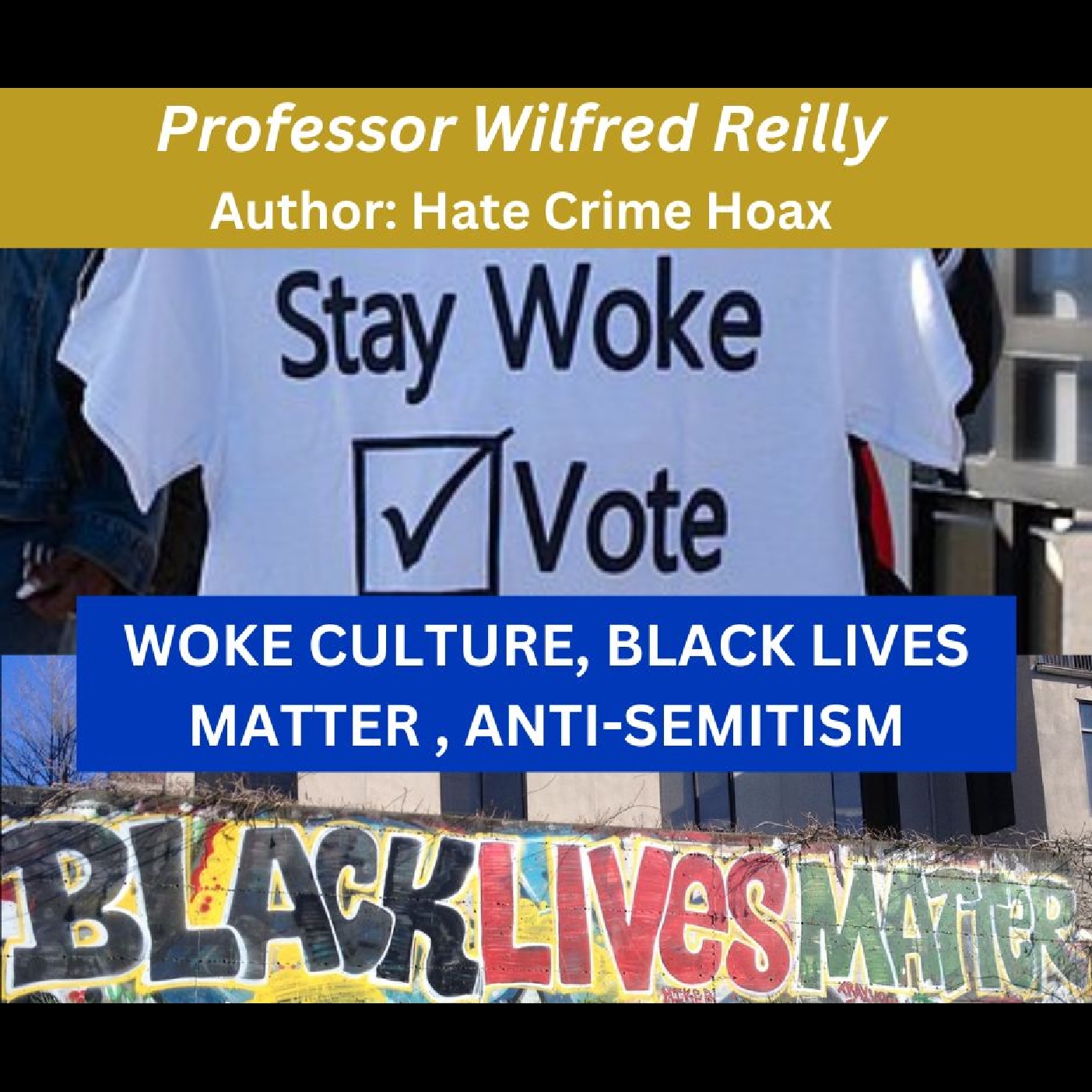 Woke Culture, Black Lives Matter, anti-Semitism - Professor Wilfred Reilly - Author, Hate Crime Hoax