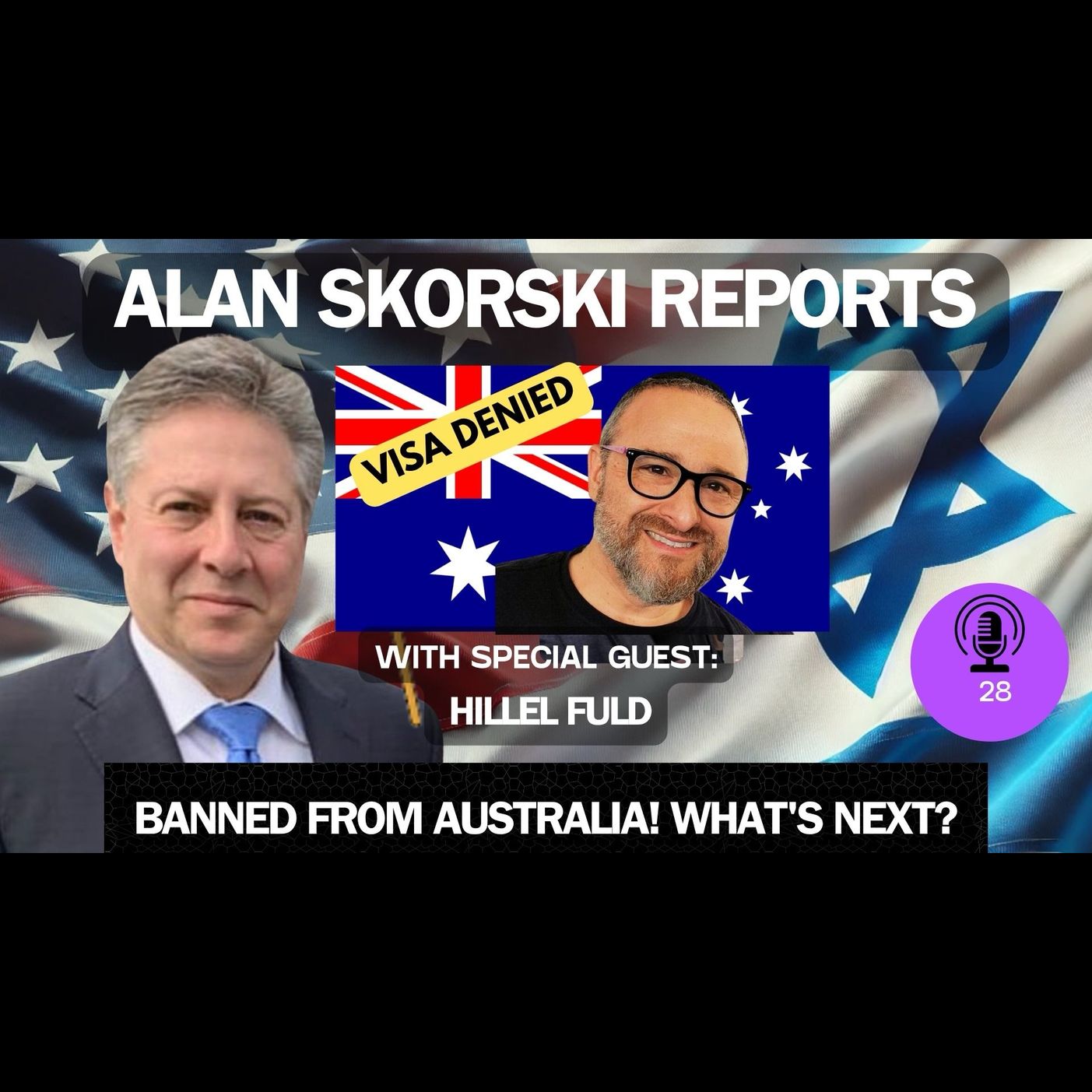 EP 28 With Hillel Fuld, Banned from Australia, "I Was Experiencing 1930's Germany Level of Antisemitism"