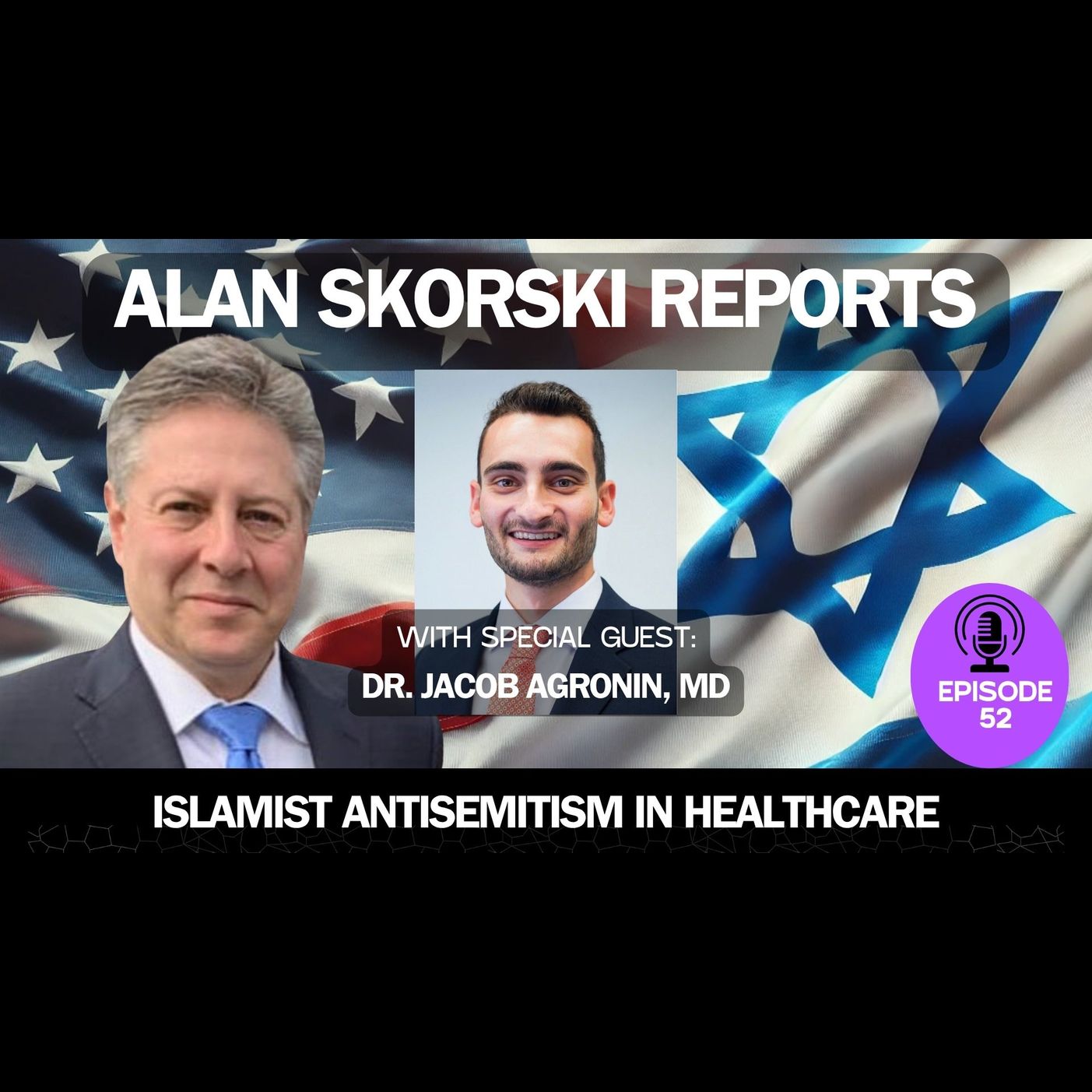 EP 52  Islamism and Hamas Infiltrating US Healthcare; A Threat to Jewish Doctors/Patients: Dr. Agronin MD