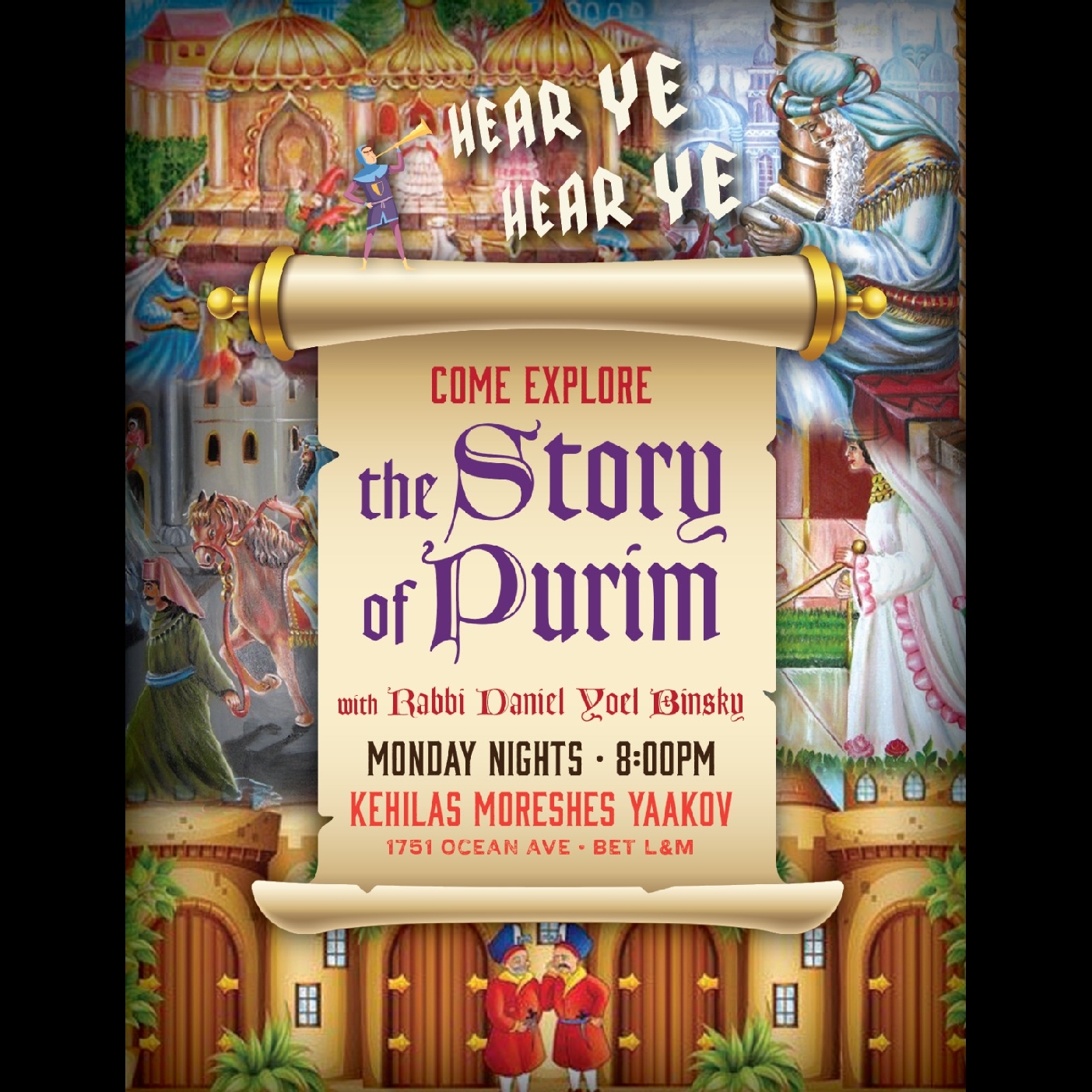 Purim behind the scenes Episode 1 Rabbi Daniel Y.Binsky