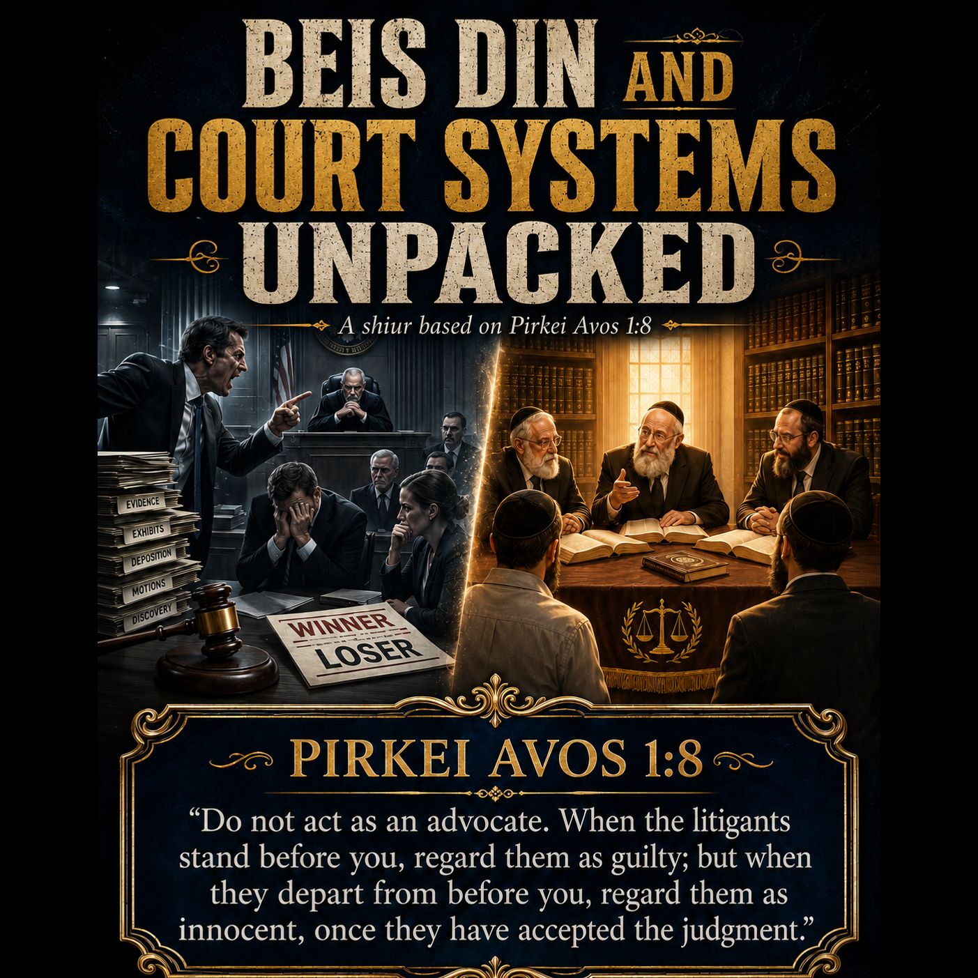 Must Watch: Beis Din and Court Systems Unpacked