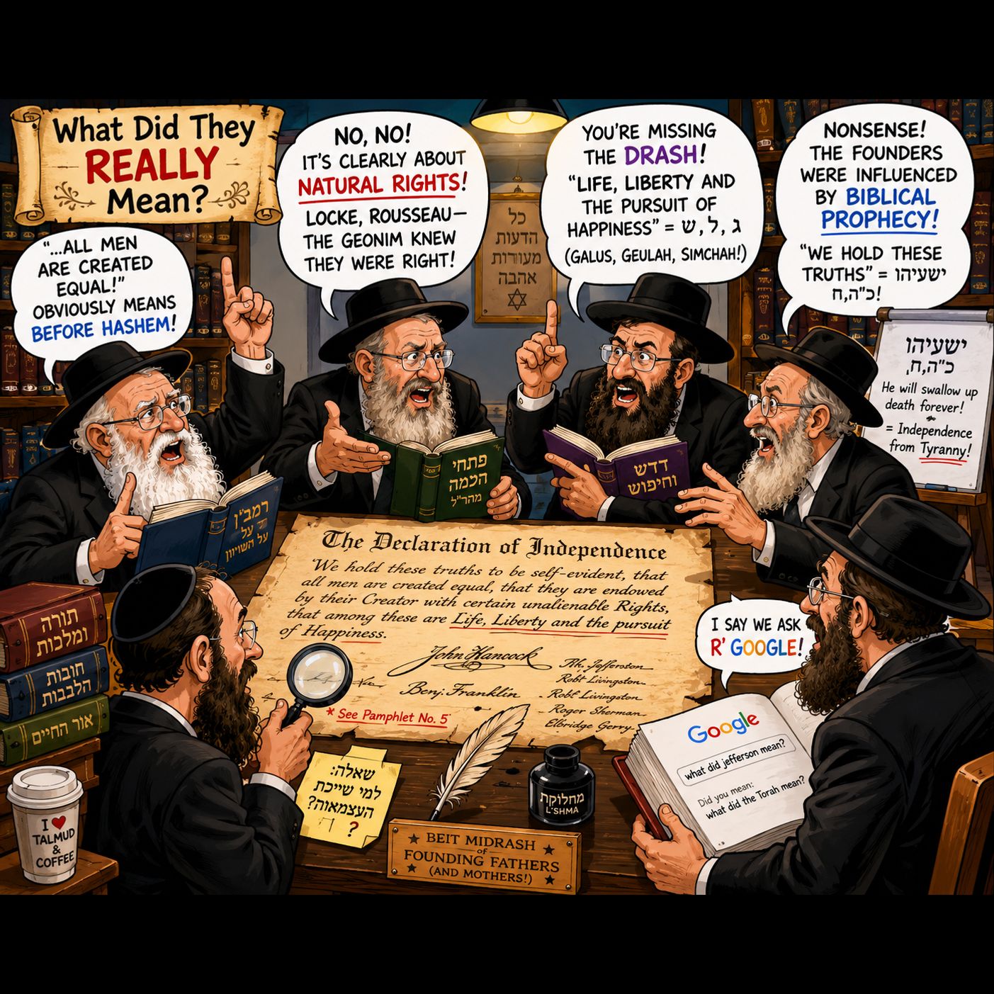 Rischa D'Araisa-Season 13-Episode 10- Avos and Toldos-Self Evident Truths-Getting a Read on the Founders